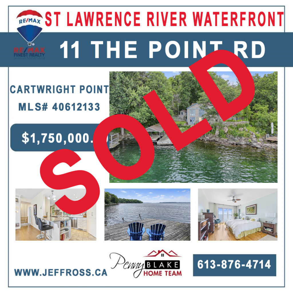Kingston MLS Waterfront Listing for Sale - 11 The Point Rd